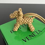 Bottega Veneta Dog Charm Yellow Size 8x7x2cm - 2