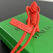 Bottega Veneta Dog Charm Red Size 8x7x2cm - 5