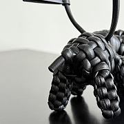 Bottega Veneta Elephant Charm Black Size 7x10x6cm - 4