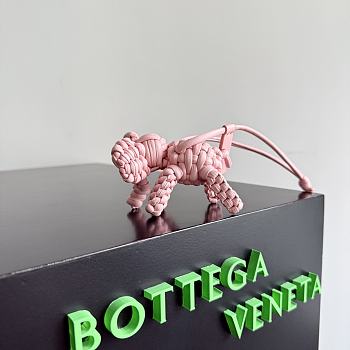 Bottega Veneta Elephant Charm Pink Size 7x10x6cm