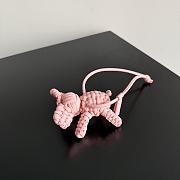 Bottega Veneta Elephant Charm Pink Size 7x10x6cm - 5