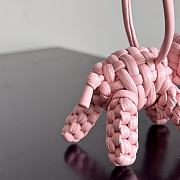 Bottega Veneta Elephant Charm Pink Size 7x10x6cm - 2