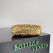 Bottega Veneta Gold Knot Minaudiere Gold Clutch 20x6x12CM - 3
