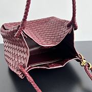 Bottega Veneta intrecciato Burgundy Bag Size 30x26x20CM - 3