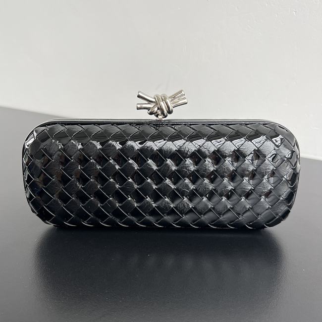 Bottega Veneta Intrecciato Clutch Black Size 25x9.5x4cm - 1