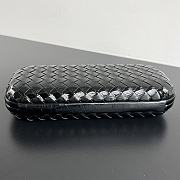 Bottega Veneta Intrecciato Clutch Black Size 25x9.5x4cm - 2