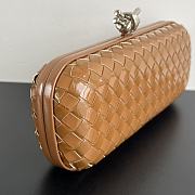 Bottega Veneta Intrecciato Clutch Brown Size 25x9.5x4cm - 6