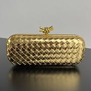 Bottega Veneta Intrecciato Clutch Gold Size 25x9.5x4cm - 1