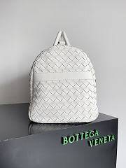Bottega Veneta Intrecciato Duffle  Black White Bag Size 50x27x24cm - 2