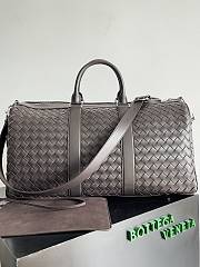 Bottega Veneta Intrecciato Duffle Brown Bag Size 50x27x24cm - 1