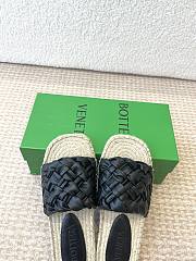 Bottega Veneta Jack Mule Espadrille Leather Black - 2