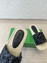 Bottega Veneta Jack Mule Espadrille Leather Black - 6