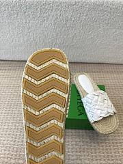 Bottega Veneta Jack Mule Espadrille Leather White - 6
