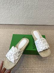 Bottega Veneta Jack Mule Espadrille Leather White - 4