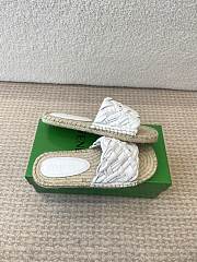 Bottega Veneta Jack Mule Espadrille Leather White - 5