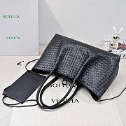 Bottega Veneta Pinacoteca Tote Bag Black Size 23x43x14.5cm - 4