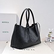 Bottega Veneta Pinacoteca Tote Bag Black Size 23x43x14.5cm - 2