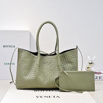 Bottega Veneta Pinacoteca Tote Bag Pistachio Size 23x43x14.5cm