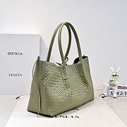 Bottega Veneta Pinacoteca Tote Bag Pistachio Size 23x43x14.5cm - 3