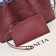 Bottega Veneta Pinacoteca Tote Bag Burgundy Size 23x43x14.5cm - 3
