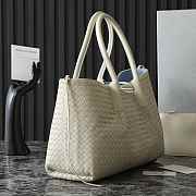 Bottega Veneta Pinacoteca Tote Bag White Size 23x43x14.5cm - 4