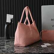 Bottega Veneta Pinacoteca Tote Bag Pink Size 23x43x14.5cm - 5