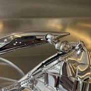 Bottega Veneta Silver Sardine Bag Size 20x12x3cm - 5