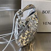 Bottega Veneta Silver Sardine Bag Size 20x12x3cm - 4