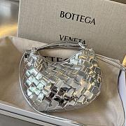 Bottega Veneta Silver Sardine Bag Size 20x12x3cm - 3
