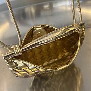 Bottega Veneta Gold Sardine Bag Size 20x12x3cm - 6