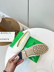 Bottega Veneta Sofia Ballerina in White - 4