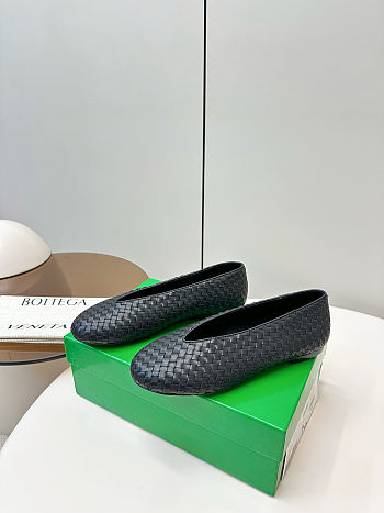 Bottega Veneta Sofia Ballerina in Black