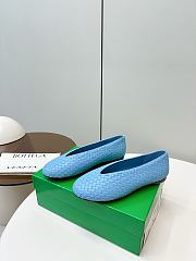 Bottega Veneta Sofia Ballerina in Blue - 6