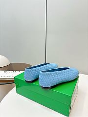 Bottega Veneta Sofia Ballerina in Blue - 5