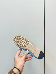 Bottega Veneta Sofia Ballerina in Blue - 4