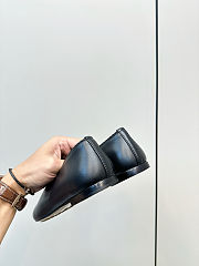 Bottega Veneta Sofia Leather Ballerina in Black - 6