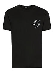 Dolce & Gabbana Double Embroidery T-Shirt Black - 3