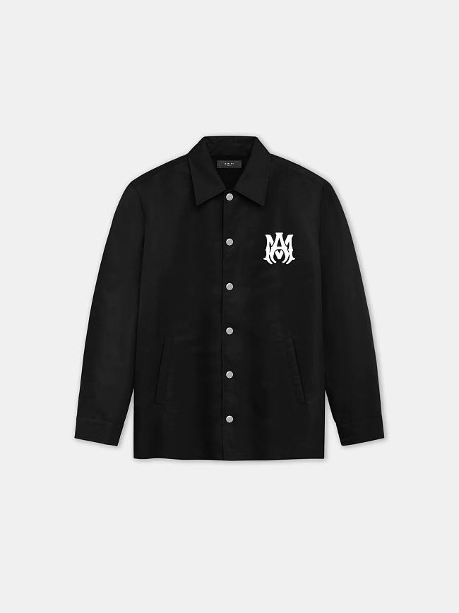 AMIRI MA COACH JACKET BLACK - 1