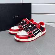 Amiri Skel Top Low Black Red - 2
