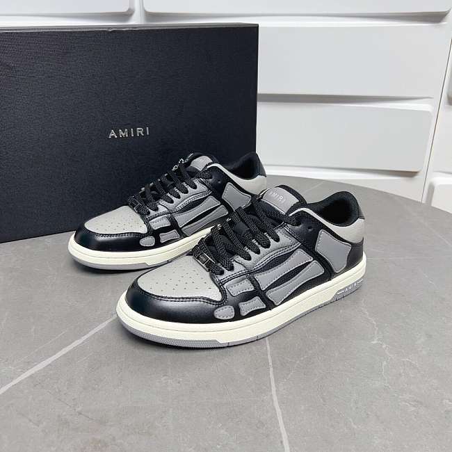 Amiri Skel Top Low Black Grey AM002 - 1