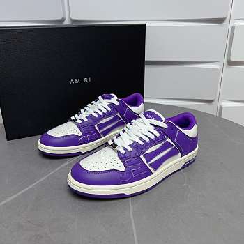 Amiri Skel Top Low White Purple