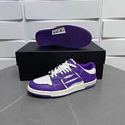 Amiri Skel Top Low White Purple - 5