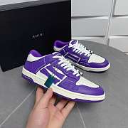 Amiri Skel Top Low White Purple - 3