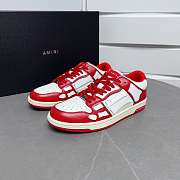 Amiri Skel Top Low White Red - 6
