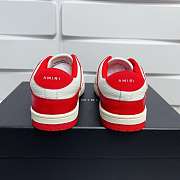 Amiri Skel Top Low White Red - 5