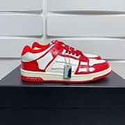 Amiri Skel Top Low White Red - 3