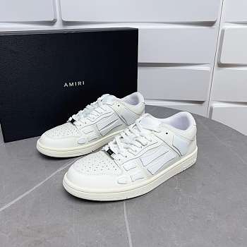 Amiri Skel Top Low White AM001