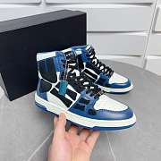 Amiri Skel Top High Top Navy Blue Sneakers - 5