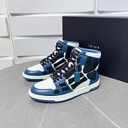 Amiri Skel Top High Top Navy Blue Sneakers - 2