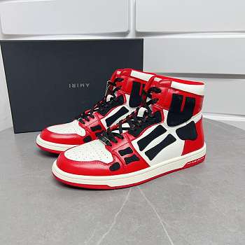 Amiri Skel Top High Top Red Sneakers